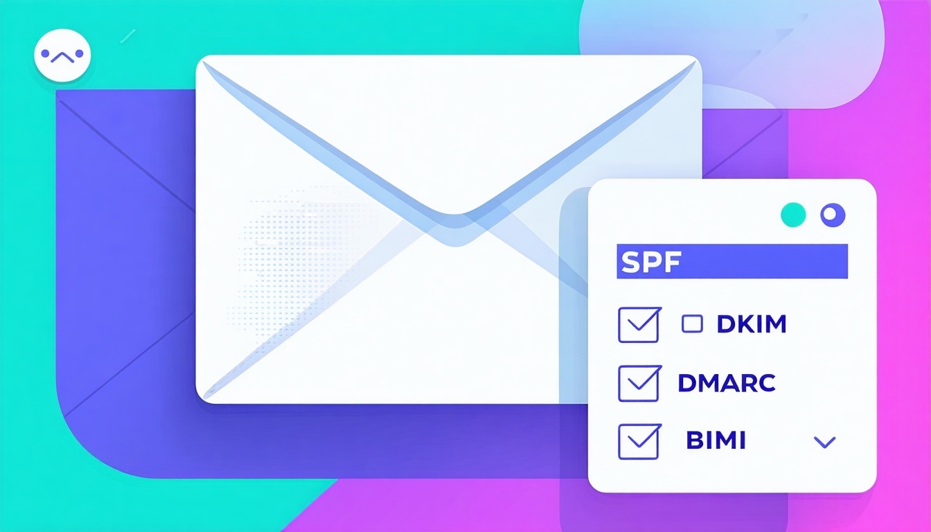 Email audit checking for SPF DKIM DMARC and BIMI
